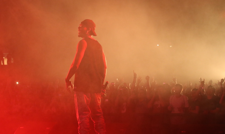students at concert