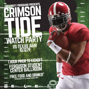 Watch Party Alabama Vs Texas Am University Programs